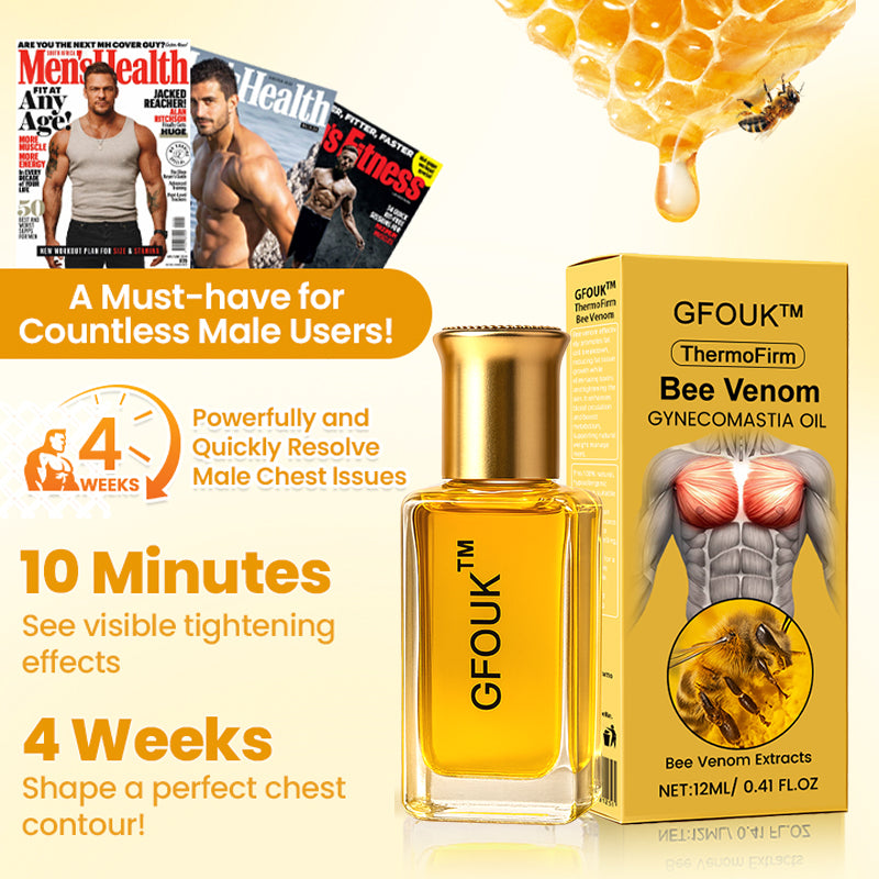 GFOUK™ ThermoFirm Bee Venom Gynecomastia Oil for Male Chest Firming