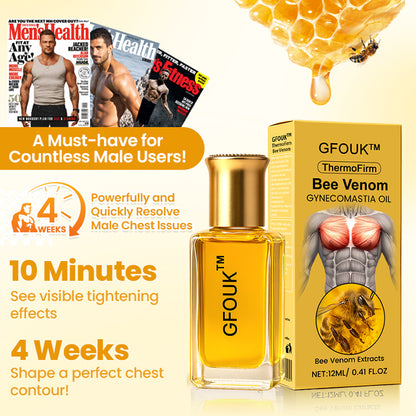 GFOUK™ ThermoFirm Bee Venom Gynecomastia Oil for Male Chest Firming